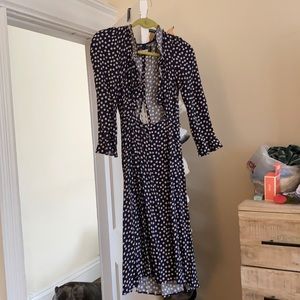 Reformation floral dress worn 2 times